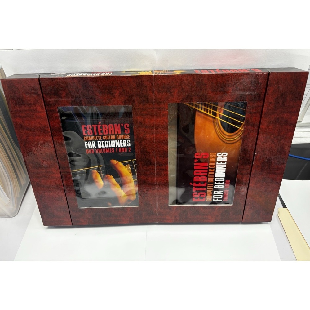 Esteban Complete Guitar Course For Beginners DVD Set 2 DVDs Book Chord Chart - Picture 4 of 13